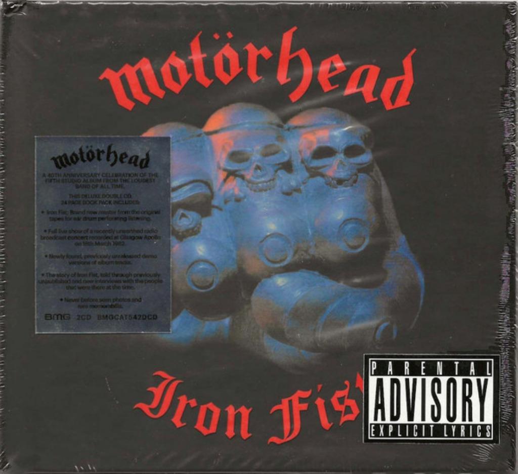 CD NEW: MOTÖRHEAD - Iron Fist (40th anniversary edition), Ophalen of Verzenden, Nieuw in verpakking