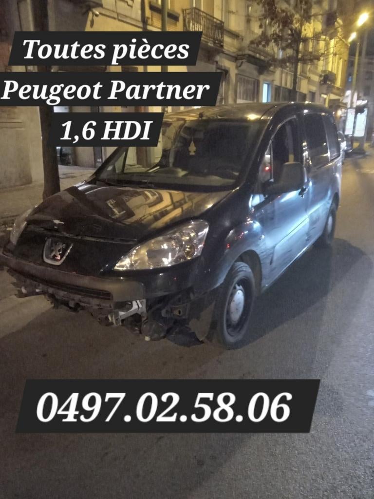 Toutes pièces disponibles pour Peugeot Partner 1,6 hdi, Enlèvement ou Envoi, Renault