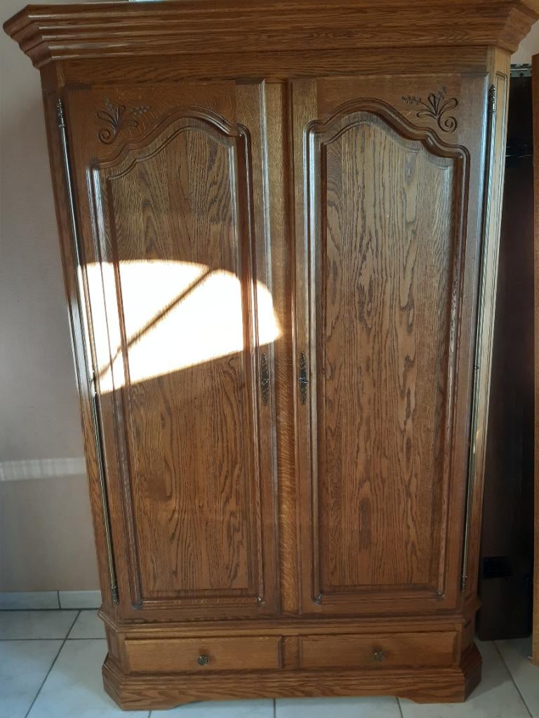 Hal / vestaire kast, Huis en Inrichting, Kasten | Wandmeubels, 200 cm of meer, Eikenhout, Zo goed als nieuw, Minder dan 150 cm