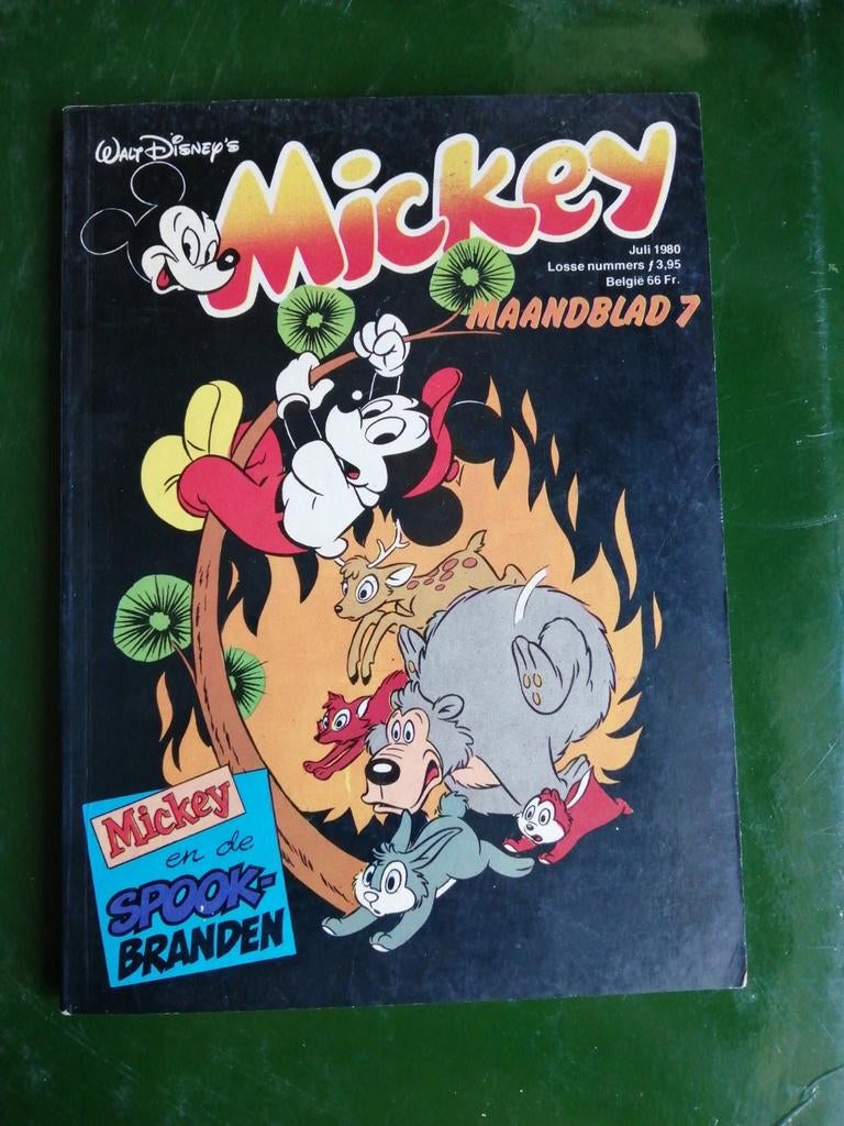 Mickey mouse maandblad 7 juni 1980, Boeken, Ophalen of Verzenden, Gelezen