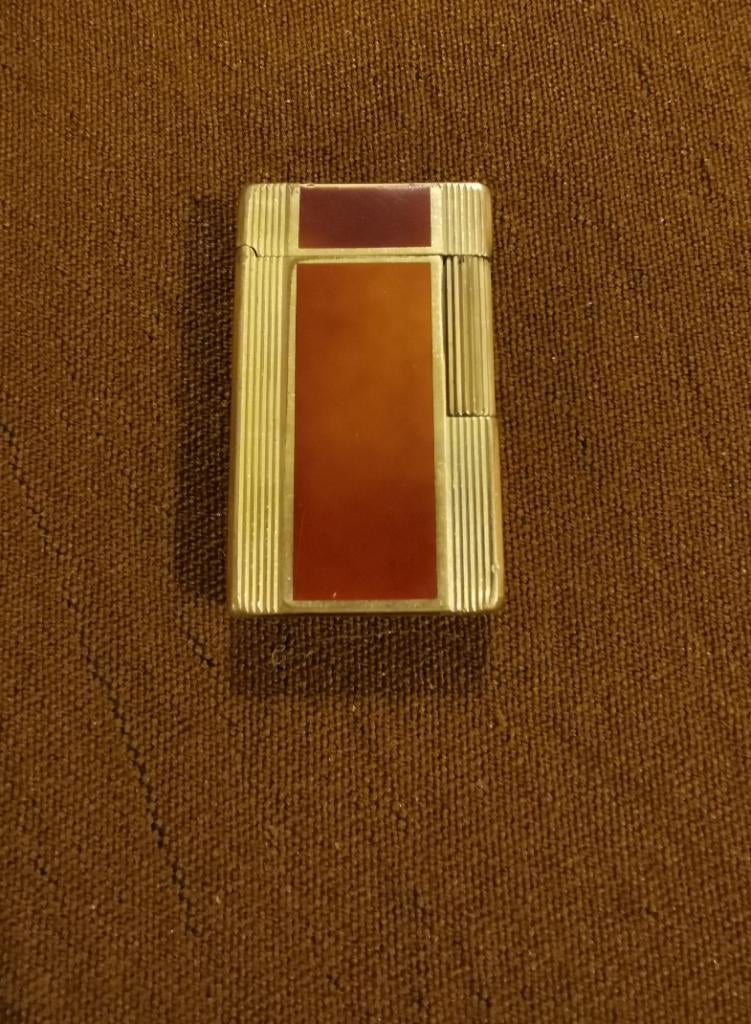 Briquet S.T Dupont Plaqué or, laque de Chine, Verzamelen, Ophalen, Aansteker