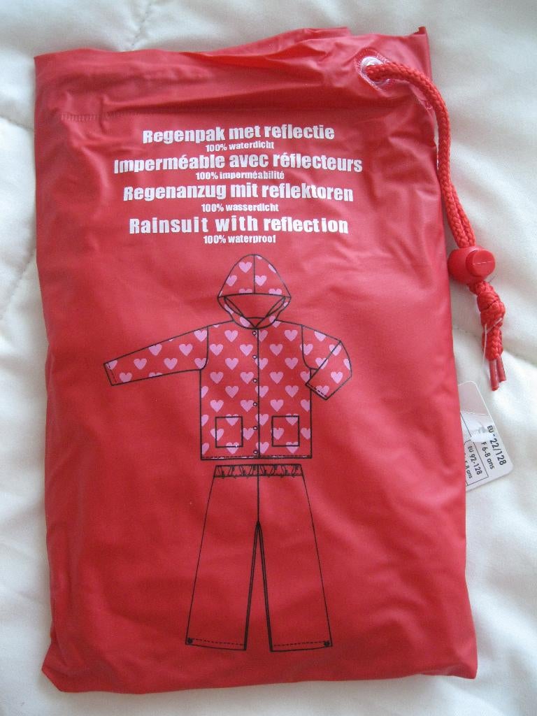 Ensemble neuf imperméable avec réflecteur 122, Enfants & Bébés, Enlèvement ou Envoi, Neuf, Fille, Ensemble