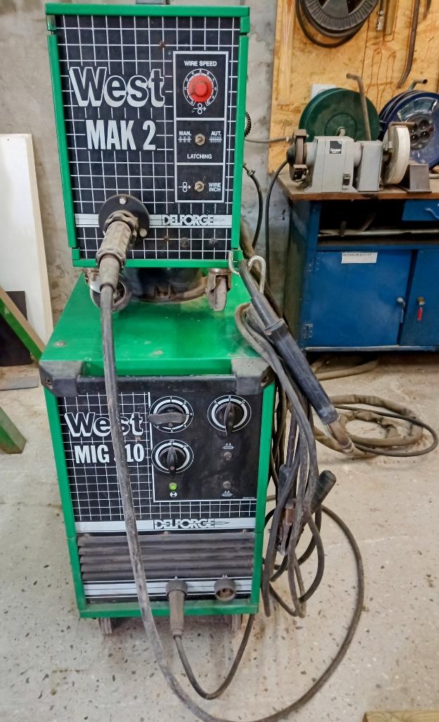 Halfautomatisch lasapparaat delforge 310 A, Enlèvement