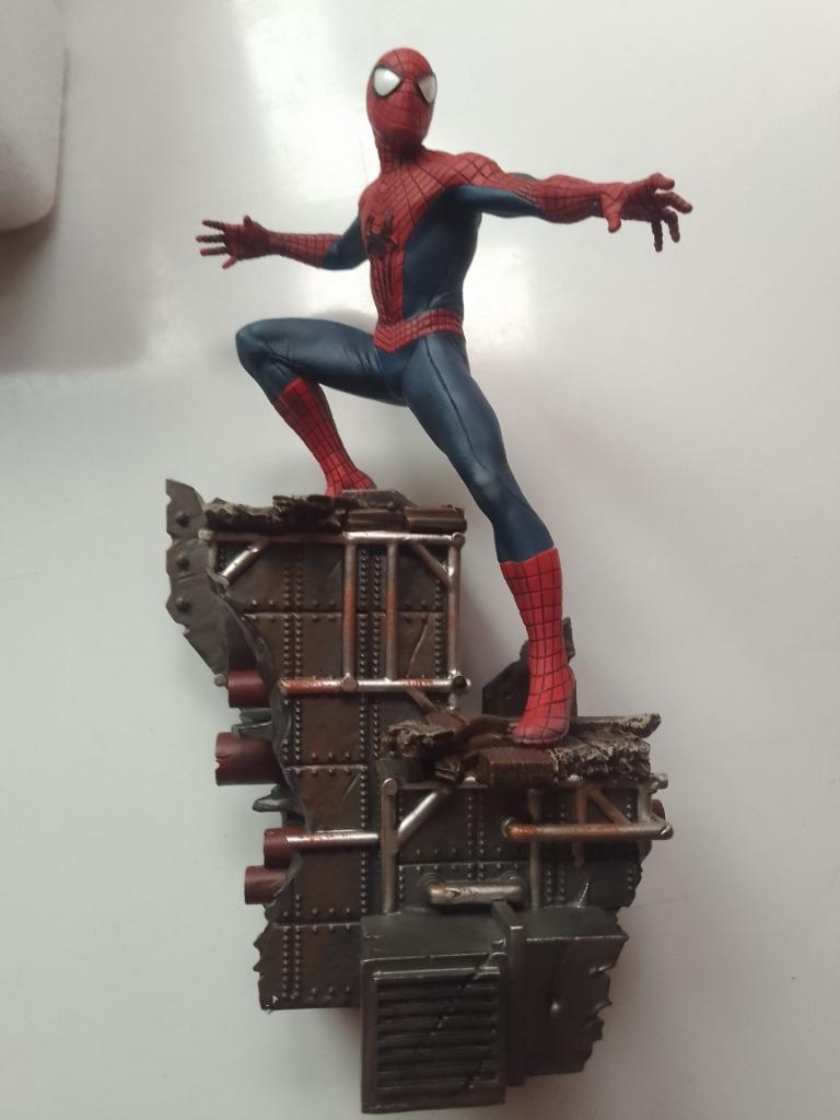 spider-man no way home iron studios statue nieuw in doos, Enlèvement ou Envoi, Neuf, Film, Statue, Réplique ou Modèle