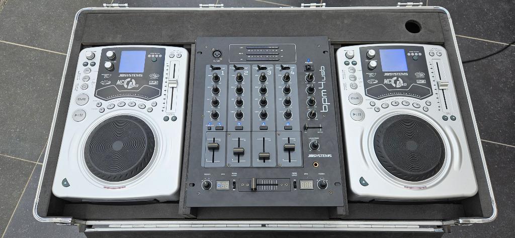 Mengtafel + 2x CD met scratch-effect + case ( JB Systems ), Musique & Instruments, Enlèvement, Comme neuf, DJ-Set, Autres marques