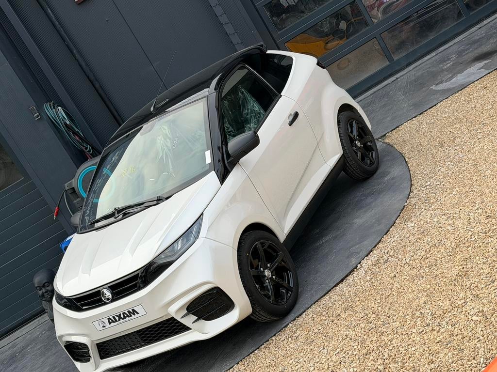Nieuwe Aixam Coupe sport, Auto's, Wit, Leder, Diesel, 6 kW