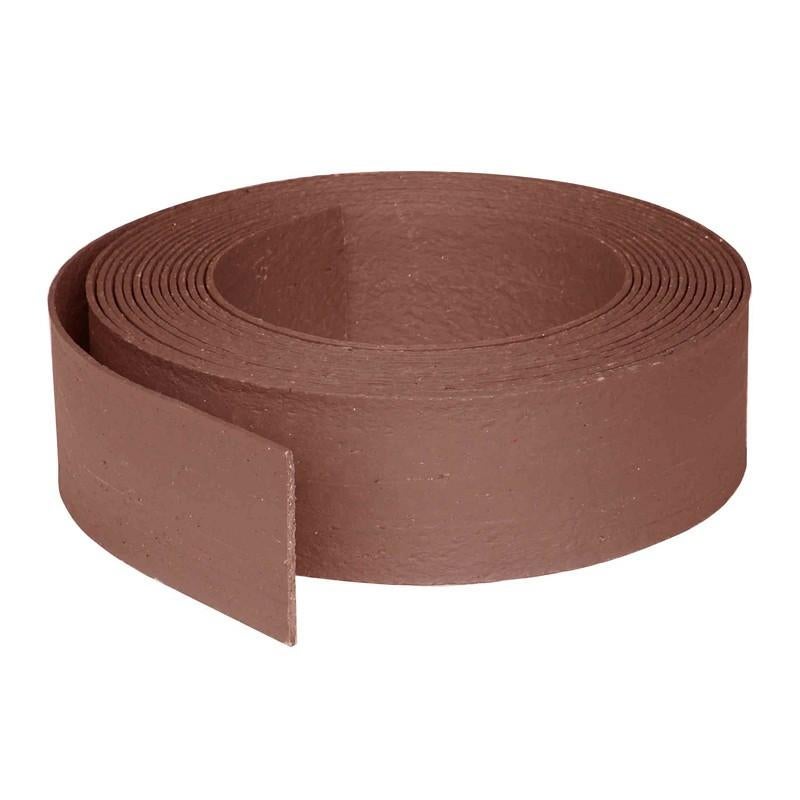 Tuinlat rol 25 meter/ breedte 20 cm oranjebruin, Tuin en Terras, Overige Tuin en Terras, Nieuw, Ophalen