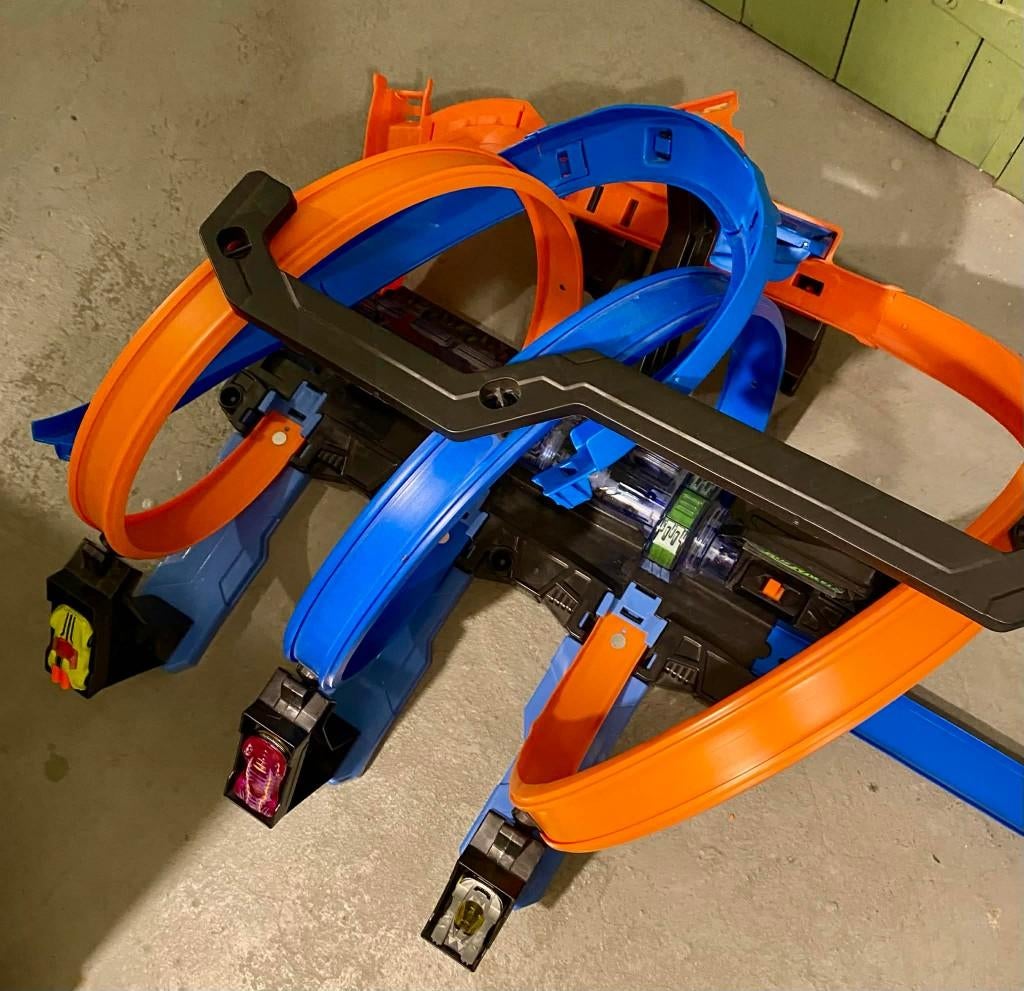 Hot Wheels Kurkentrekker Crash, Ophalen, Racebaan, Zo goed als nieuw, Hot Wheels