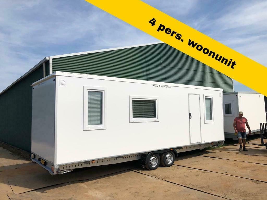 Woon unit woonunits diverse  huur compleet op wielen huren, Ophalen