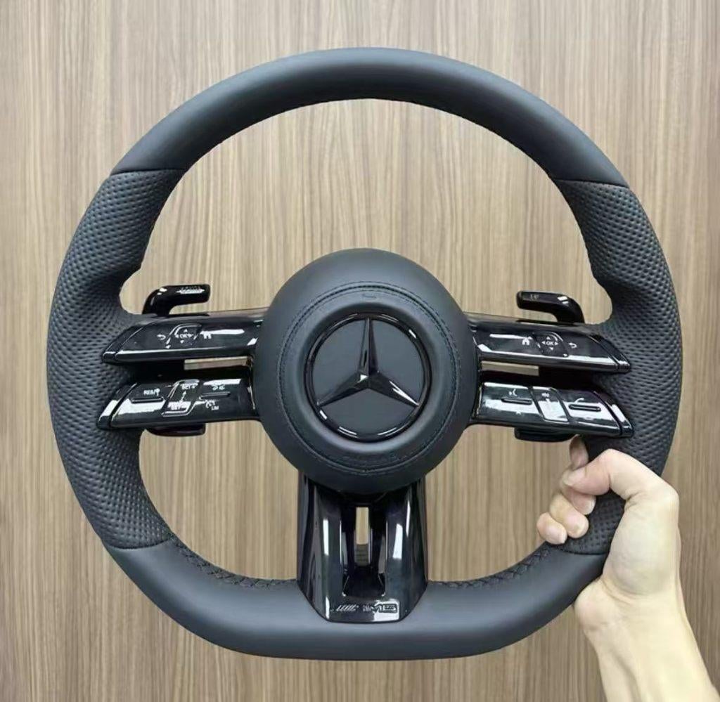 Amélioration du volant libellule en cuir noir  Mercedes AMG, Autos : Pièces & Accessoires, Commande, Enlèvement ou Envoi, Neuf