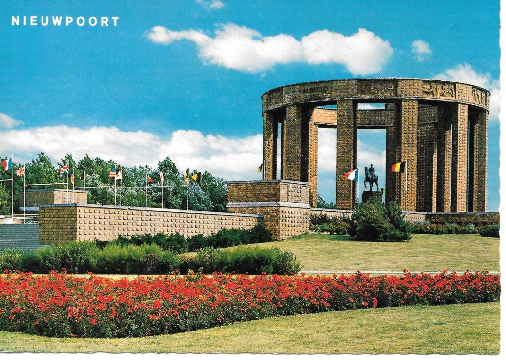 Carte postale ancienne Nieuport Monument Roi Albert à l'Yser, Collections, Cartes postales | Belgique, Envoi, 1960 à 1980, Non affranchie
