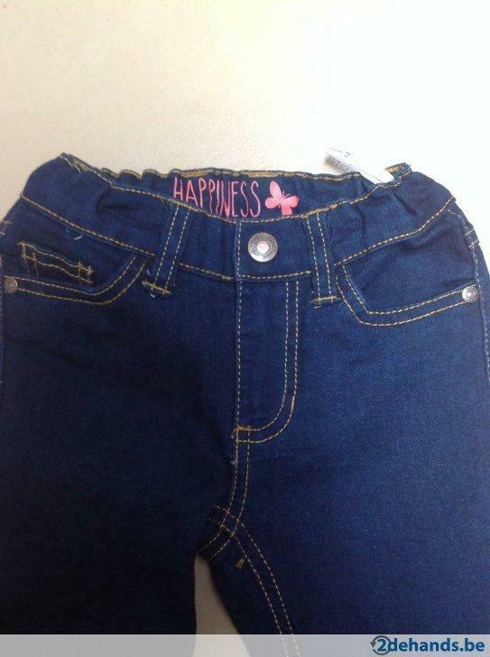 Mooie skinny meisjes jeans - maat 110 - slechts 1x gedragen, Gebruikt, Meisje, Broek