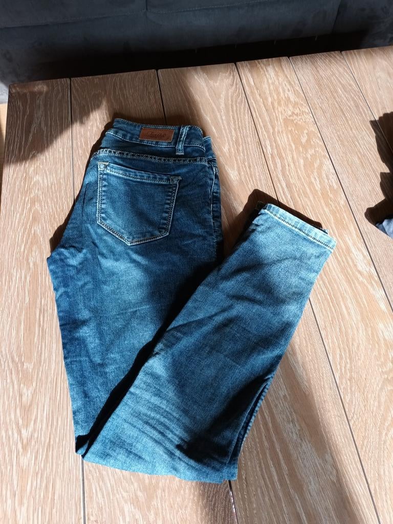 Toxik spijkerbroek maat S, Blauw, Ophalen of Verzenden, Maat 36 (S), Lang