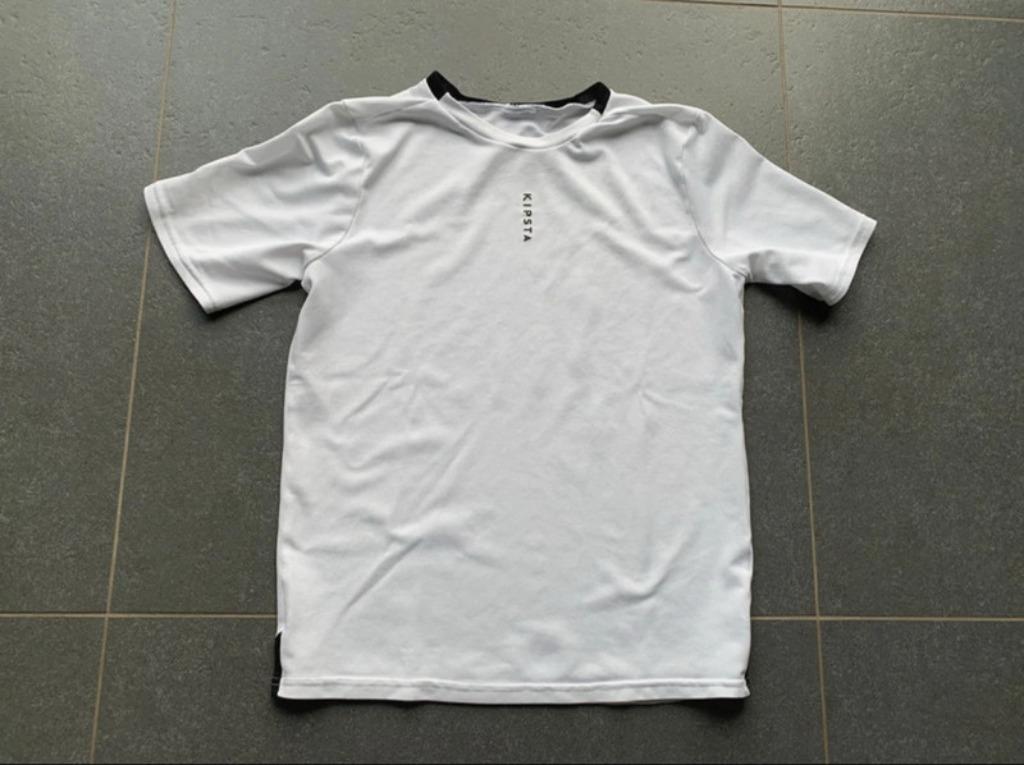Witte voetbalshirt Kipsta 8 jaar, Kinderen en Baby's, Sport- of Zwemkleding, Ophalen of Verzenden, Zo goed als nieuw, Jongen