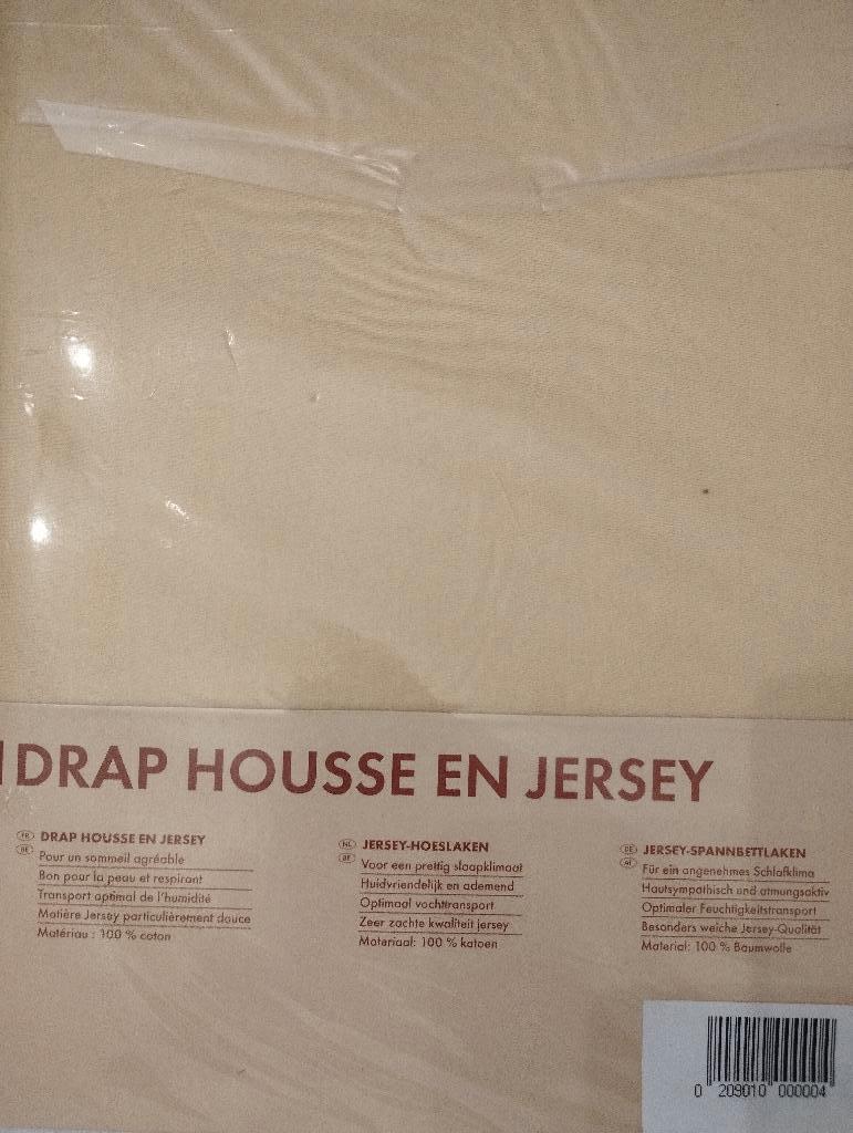 Nieuwe katoenen hoeslakens, Neuf, Drap-housse ou Taie d'oreiller, Jaune, Enlèvement