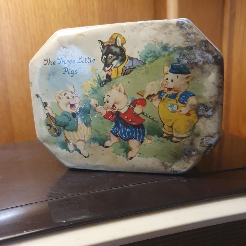 Boite de 3 petits cochons, Collections, Enlèvement ou Envoi