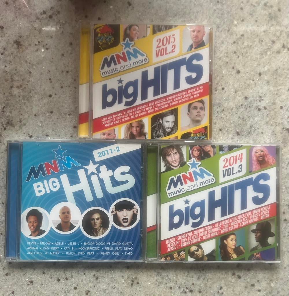 3 cd’s MNM big Hits, Cd's en Dvd's, Ophalen of Verzenden, Gebruikt, Pop