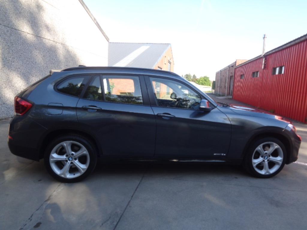 BMW X1 118D 2000D 100KW 6VIT EURO5, Auto's, BMW, Zwart, 4 cilinders, Zwart, Leder