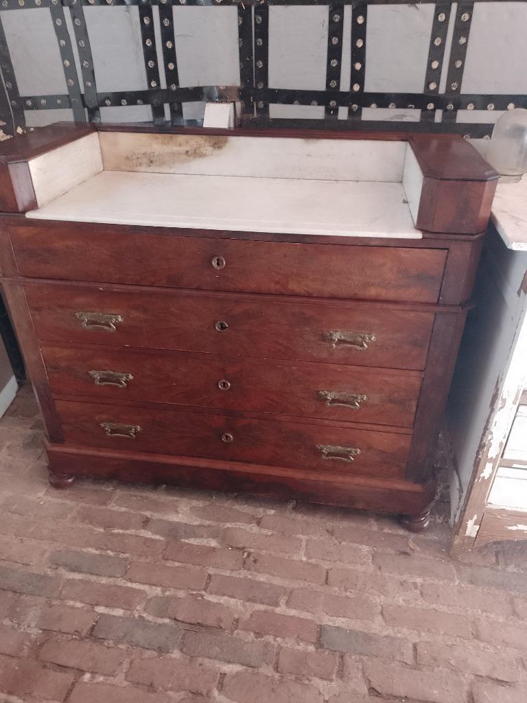 commode lavabo avec marbre, Enlèvement