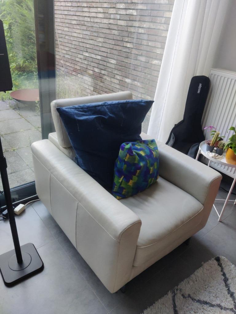 Witte zetel voor één persoon, Ophalen, Kunststof, Eenpersoons, 75 tot 100 cm