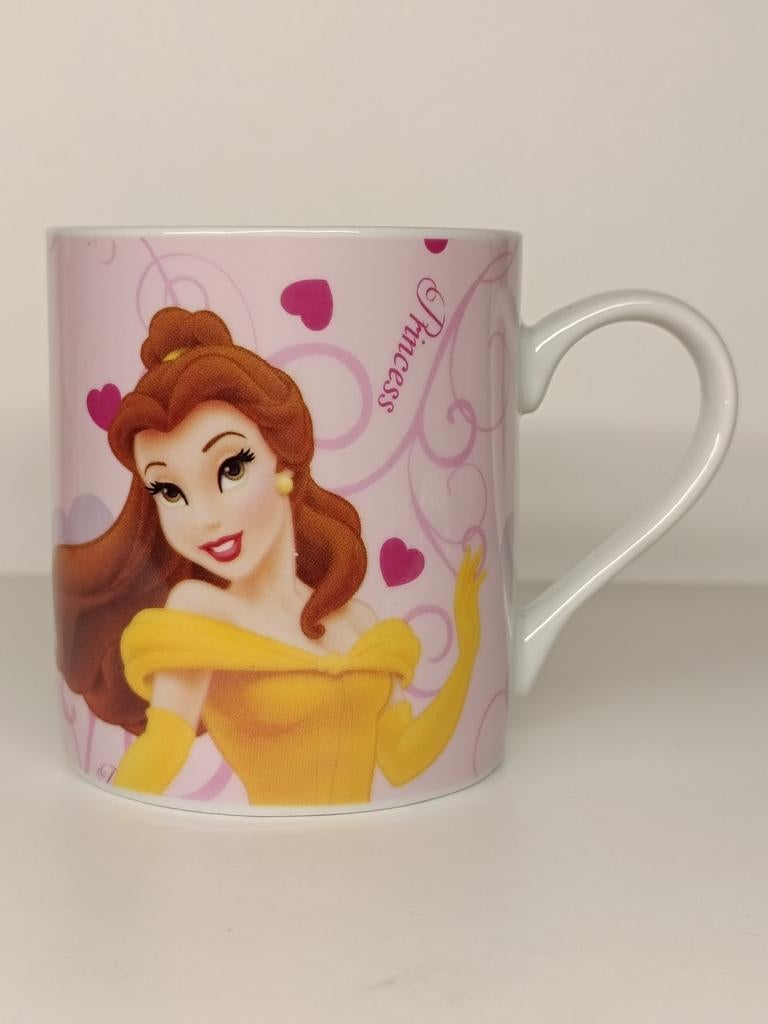 Disney Prinsessen Belle & Cinderella mok, Ophalen of Verzenden, Zo goed als nieuw