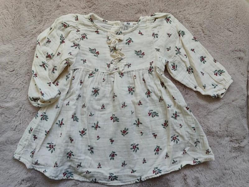 H&m kleedje, Kinderen en Baby's, Babykleding | Maat 80, Meisje, Jurkje of Rokje, H&M, Ophalen of Verzenden