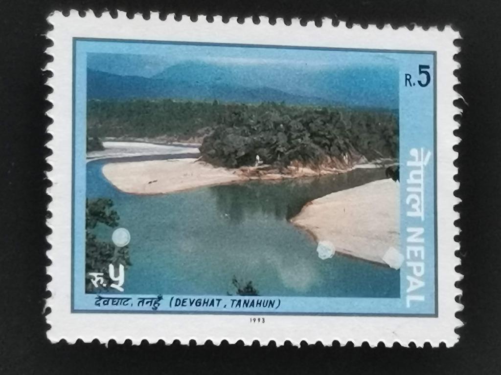 Nepal 1993 - tempel, Ophalen of Verzenden, Gestempeld