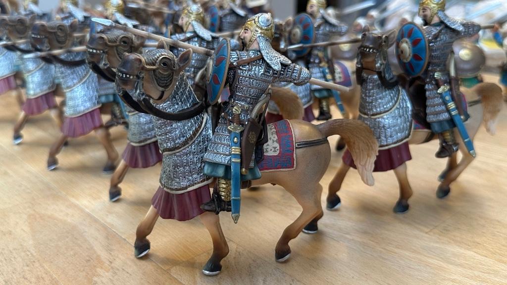 Figurine(s) Schleich Soldats Sarrasins 1:22, Collections, Statues & Figurines, Enlèvement ou Envoi, Comme neuf