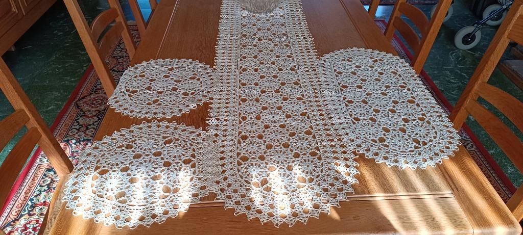Handwerk gehaakte onderleggers, Hobby en Vrije tijd, Ophalen, Gebruikt, Haken, Overige typen