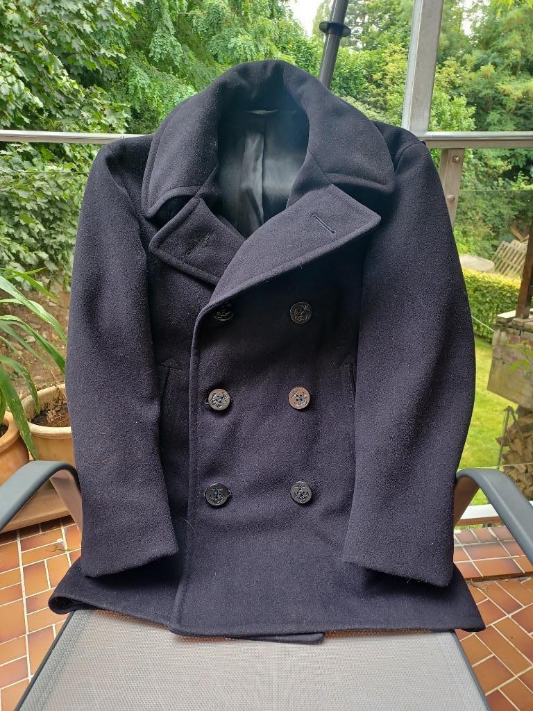 Caban 100% laine US Navy, Envoi, Marine, Vêtements ou Chaussures