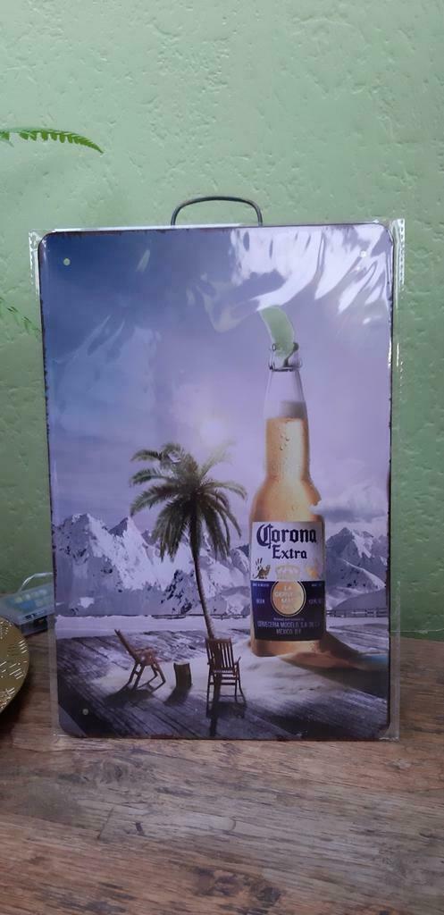 Nouveau panneau d'affichage en métal pour la bière Corona, Maison & Meubles, Enlèvement ou Envoi, Neuf