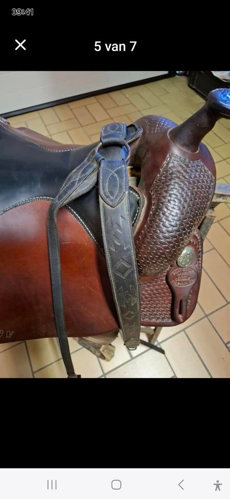 Zadel Billy Cook, Ophalen, Zo goed als nieuw, Western