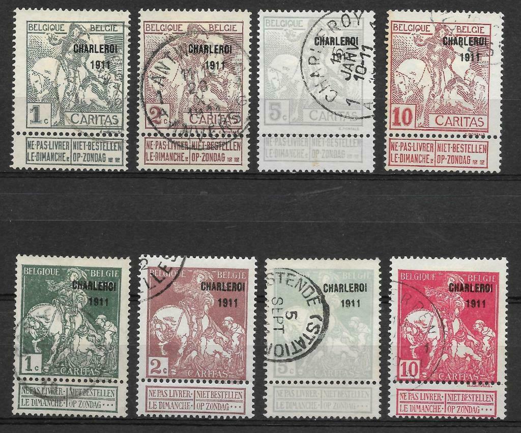 POSTZEGELS BELGIE- WERELDTENTOONSTELLING BRUSSEL- NR.100/07, Postzegels en Munten, Ophalen of Verzenden, Gestempeld, Gestempeld