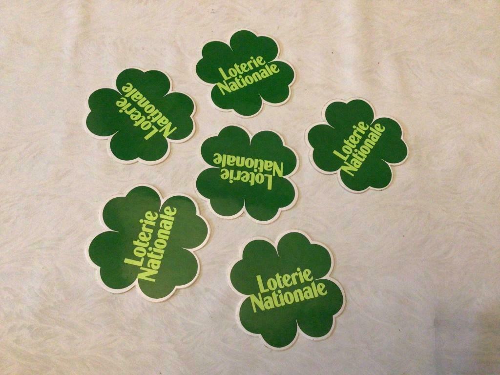 Stickers nationale loterij loterie nationale, Collections, Enlèvement ou Envoi