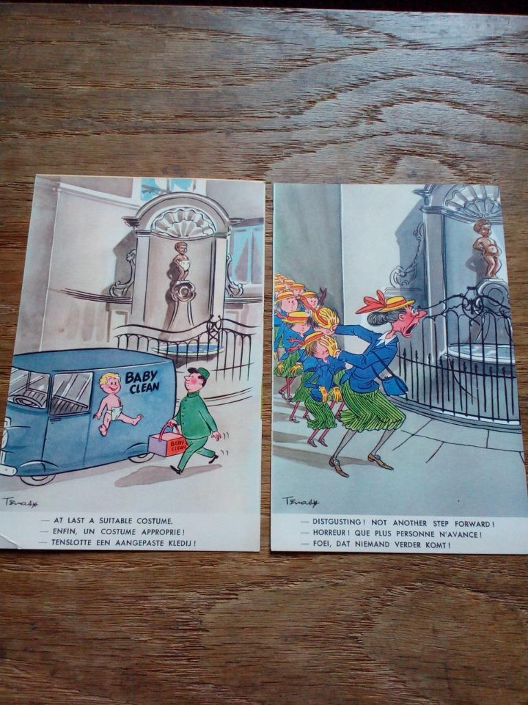 Carte postale Manneken-Pis Humour, Enlèvement ou Envoi, Non affranchie, Ville ou Village