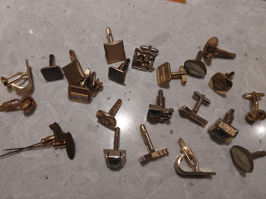 Manchetknopen, Ophalen of Verzenden, Gebruikt