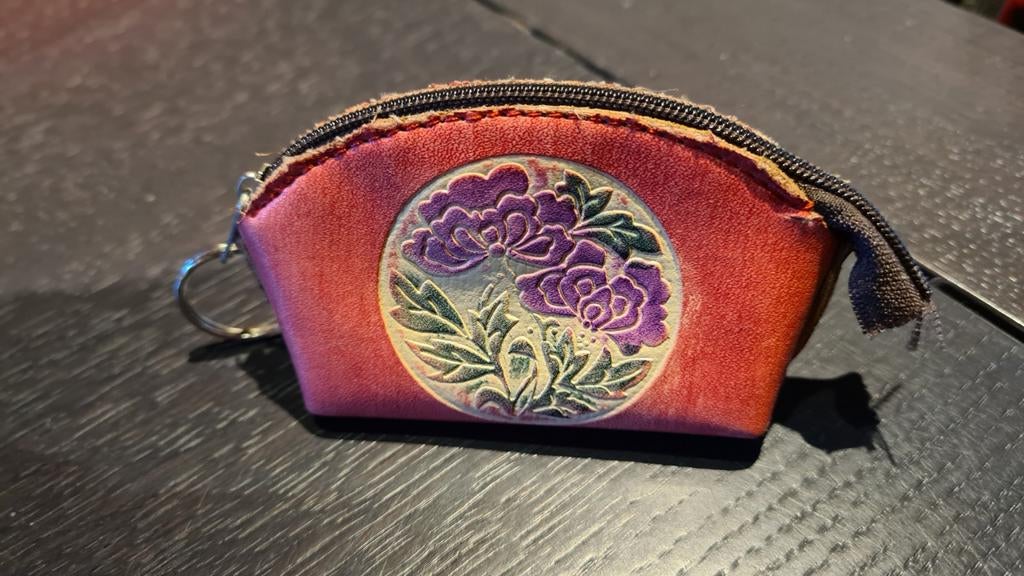Porte monnaie cuir indien fait main, Enlèvement ou Envoi, Comme neuf, Cuir