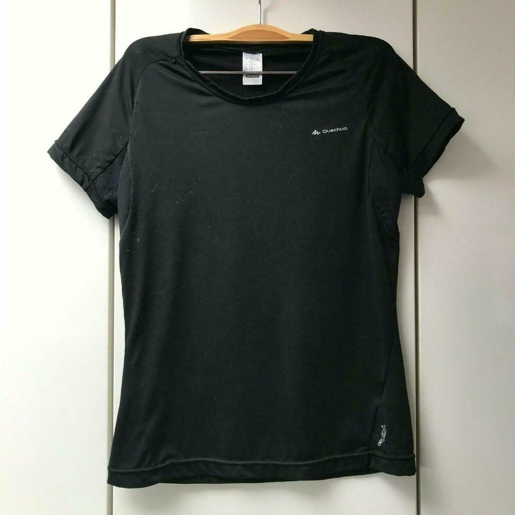 Tee-shirt noir Quechua Decathlon - Taille XS ---, Enlèvement ou Envoi, Porté, Decathlon, Noir