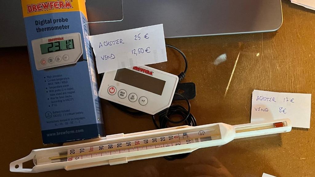 Thermomètre, Articles professionnels, Enlèvement, Utilisé, Autres types