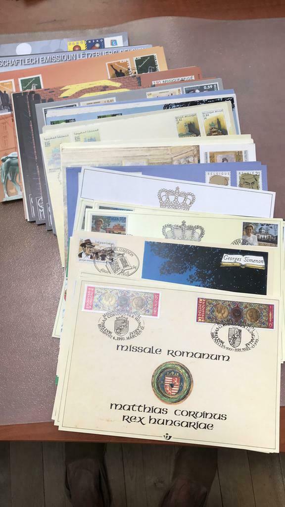 Herdenkingskaarten België, Postzegels en Munten, Postzegels | Europa | België, Ophalen of Verzenden, Postfris, 1e dag stempel