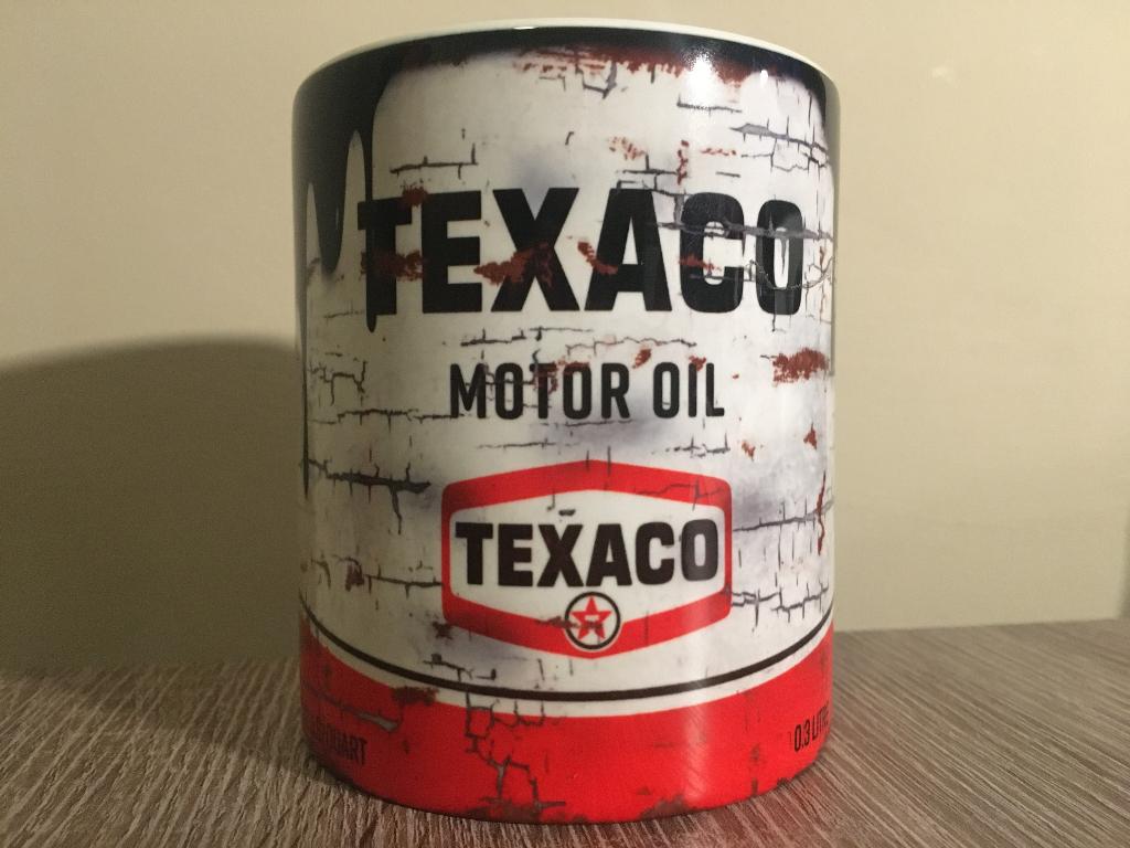 Texaco Motor Oil mok Vintage olie F1 Autosport NIEUW, Verzamelen, Ophalen of Verzenden, Nieuw, Motoren