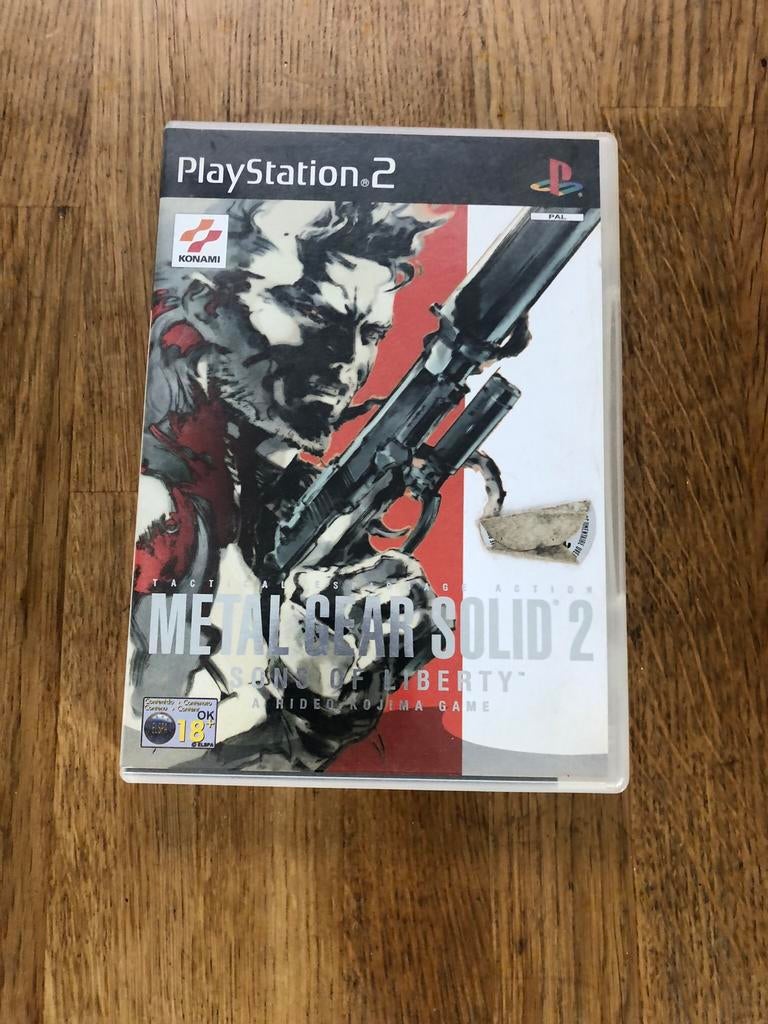 Metal Gear Solid: Sons of liberty (ps2), Enlèvement ou Envoi, 1 joueur, À partir de 12 ans, Aventure et Action