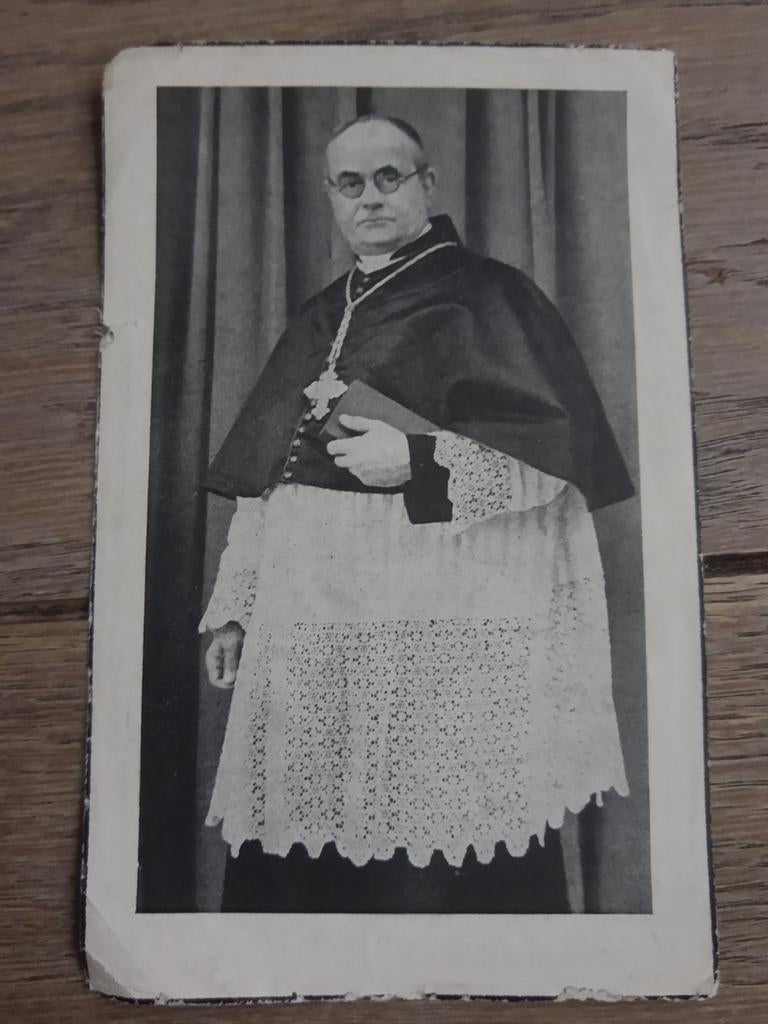 Bp Deken Diksmuide +leraar College Ieper 1874-1954, V.d Abee, Ophalen of Verzenden