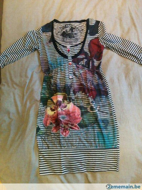 Robe tunique "Desigual", Enlèvement, Porté, Taille 36 (S), Autres couleurs