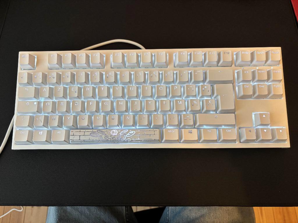 Ducky One TKL Keyboard Azerty, Clavier gamer, Azerty, Comme neuf, Enlèvement