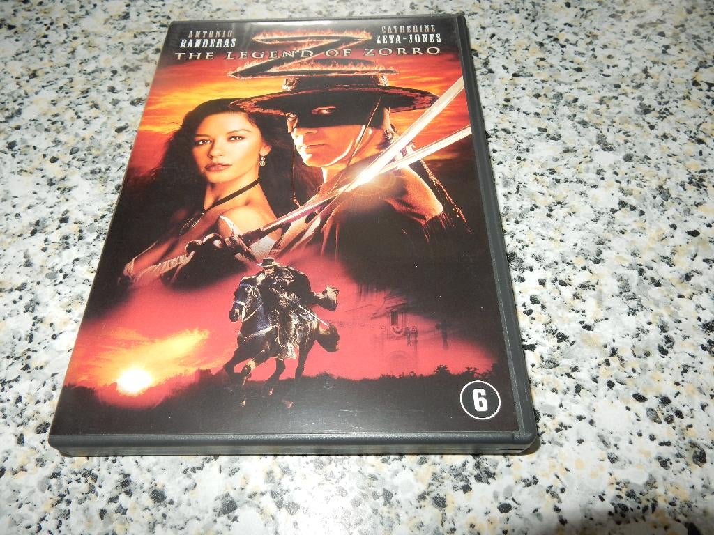 nr.2175- Dvd: the legend of zorro - avontuur, À partir de 12 ans, Enlèvement ou Envoi, Comme neuf
