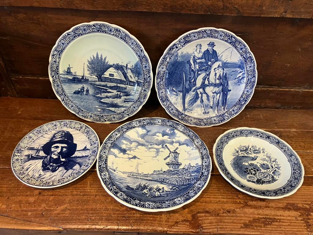 Assiettes décorative Delft - Boch et Maastricht, Enlèvement