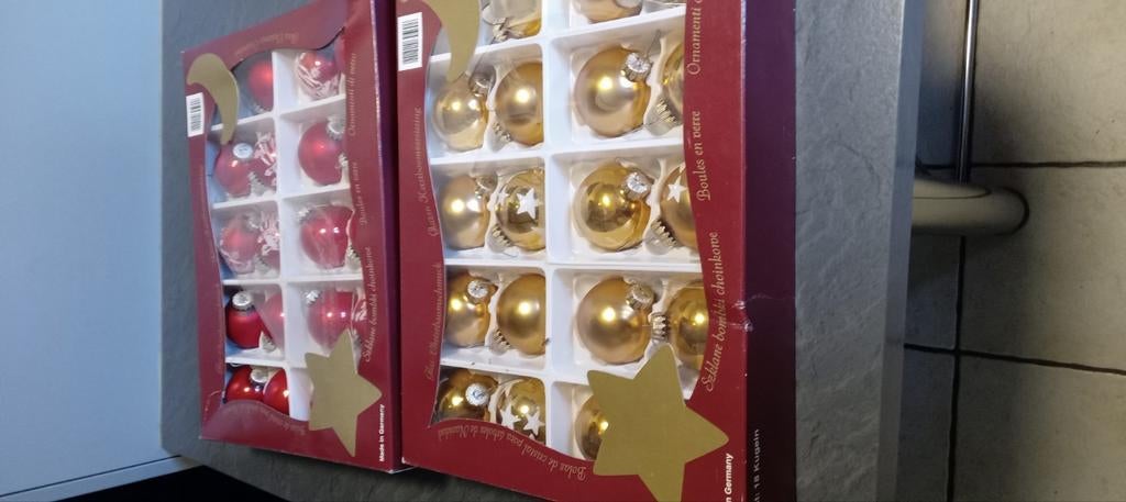 Glazen kerstballen, Ophalen, Nieuw
