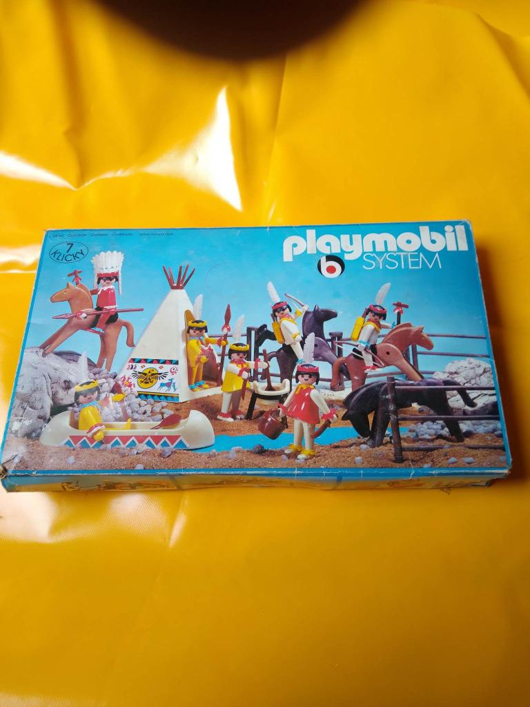 playmobil 3406 indianenset klicky, Kinderen en Baby's, Speelgoed | Playmobil, Ophalen, Gebruikt
