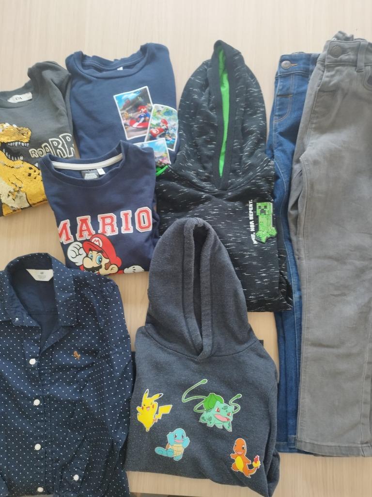 Kledij jongens maat 128, Kinderen en Baby's, Kinderkleding | Maat 128, Ophalen, C&A, Zo goed als nieuw, Setje
